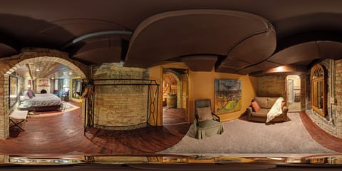 32-inch flat-screen TV with cable channels, TV, Netflix