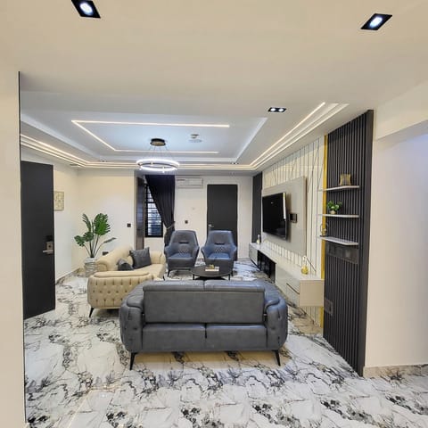 Economy Apartment, Balcony, City View | Living area