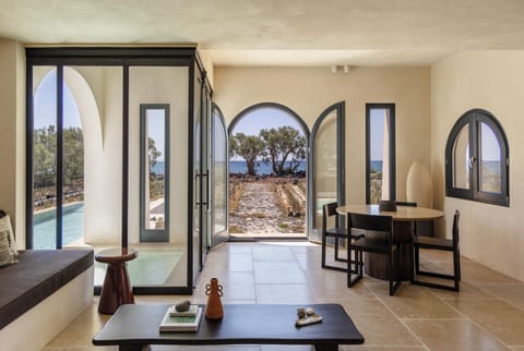 Luxury Villa, Sea View | Living area
