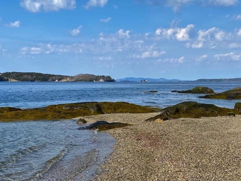 Private beach, beach towels