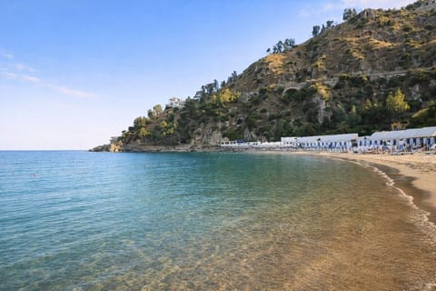 Private beach, white sand