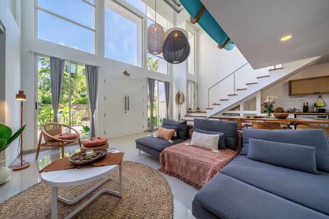 Villa | Living area | 250-inch LCD TV with satellite channels