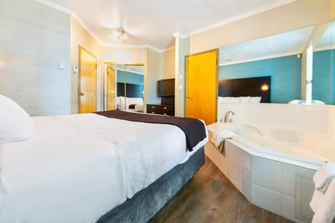Suite, 1 King Bed, Non Smoking (Efficiency) | In-room safe, desk, laptop workspace, blackout drapes