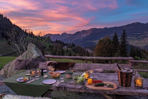 Chalet, 4 Bedrooms, Mountain View | Outdoor dining