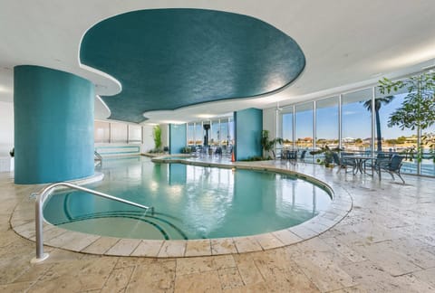 Indoor pool, outdoor pool
