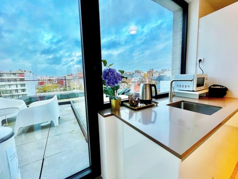 Apartment | Private kitchen | Cleaning supplies