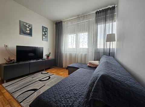 Apartment (Apartman FITT) | Living room | 32-inch flat-screen TV with satellite channels
