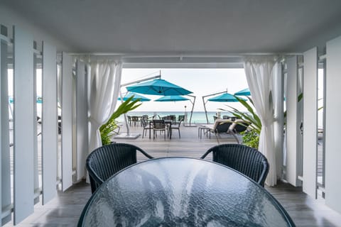 Junior Suite, Ocean View, Poolside | Terrace/patio