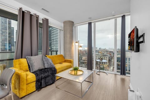 Panoramic Suite, Non Smoking | Living area | 50-inch flat-screen TV with digital channels