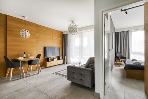 Superior Apartment, Balcony, City View | Living area