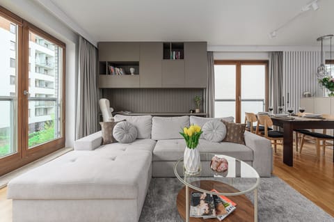 Comfort Apartment, Balcony, City View | Living area | 40-inch Smart TV with digital channels, Netflix, streaming services