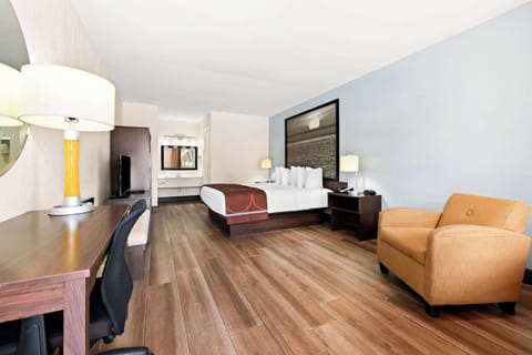 Deluxe Room, 1 King Bed, Non Smoking | In-room safe, desk, blackout drapes, soundproofing