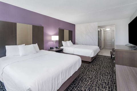 Room, 2 Queen Beds, Non Smoking | Premium bedding, pillowtop beds, desk, laptop workspace