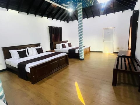 Luxury Quadruple Room, Balcony, Garden View | Laptop workspace, free WiFi