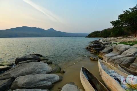 Private beach