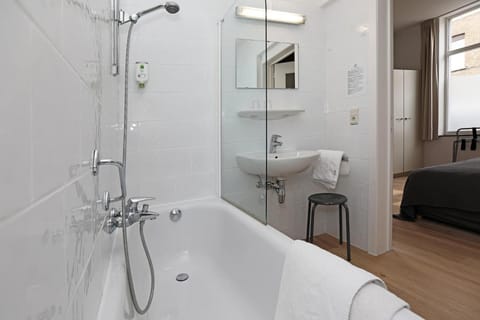 Free toiletries, hair dryer, towels