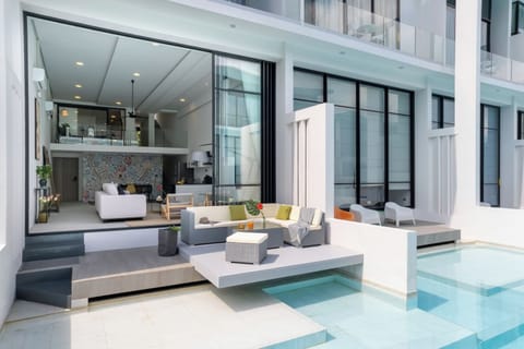 House, Balcony, Pool View | Terrace/patio