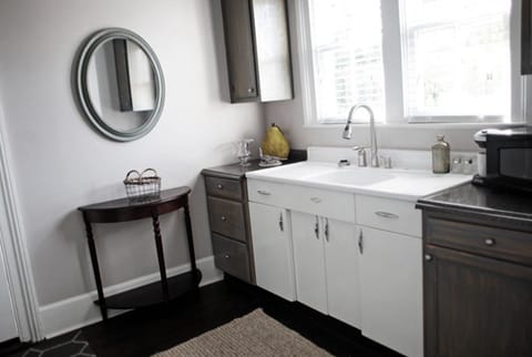 Room, 1 Queen Bed (The Tucker) | Private kitchen | Coffee/tea maker