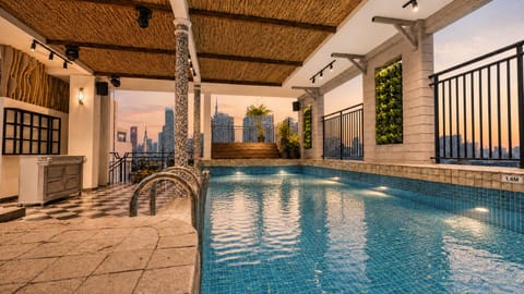 Indoor pool, outdoor pool