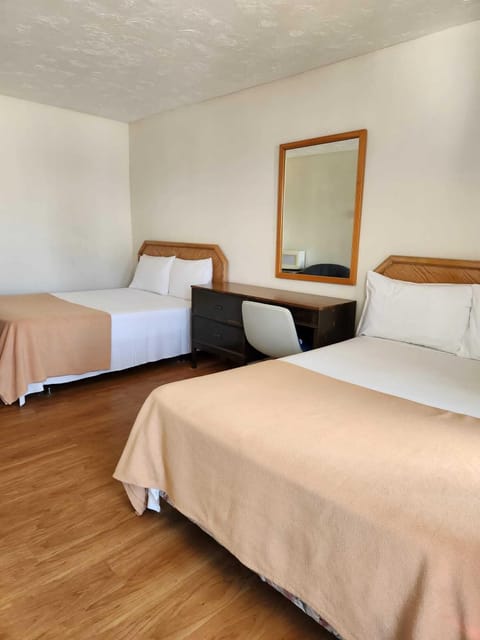 Room, 2 Double Beds, Non Smoking | Blackout drapes, free WiFi, bed sheets