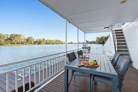 Boats and Bedzzz - Moving Waters Houseboat (Moored Accommodation) | Terrace/patio