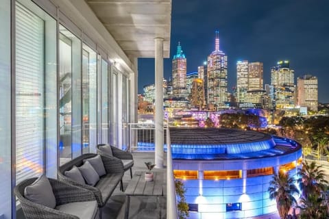 Deluxe Apartment, Balcony, City View | Property grounds