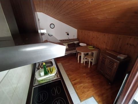Apartment (A1) | Private kitchen | Espresso maker, fridge, microwave, oven