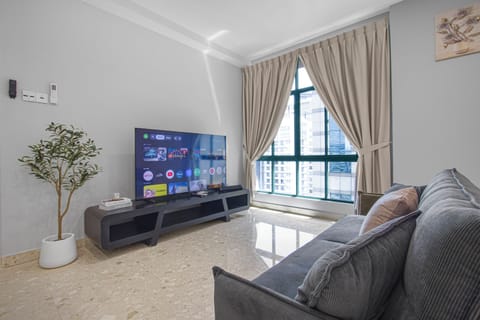 Apartment, City View | Living area