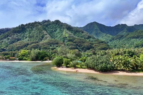 Private beach, white sand