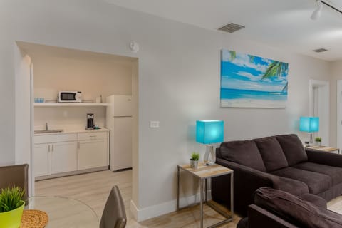 Executive Suite, Kitchenette, Oceanfront (Accessible) | Living area | LCD TV