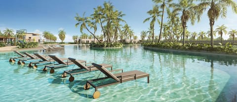 5 indoor pools, 3 outdoor pools