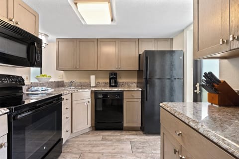 Standard Condo, 2 Bedrooms, Non Smoking | Private kitchen | Full-size fridge, microwave, stovetop, dishwasher