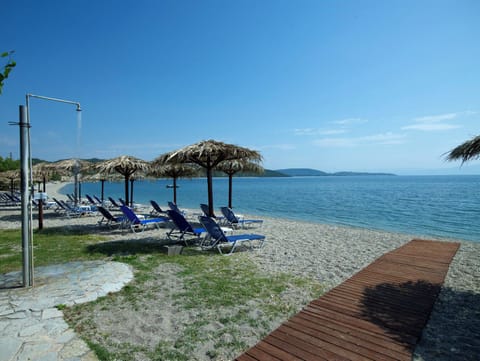 Private beach