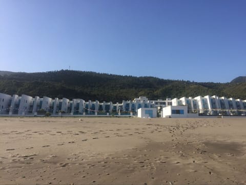 Private beach, white sand