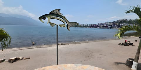 Beach nearby, white sand