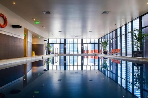 Deluxe Apartment, Balcony, City View | Pool | Indoor pool