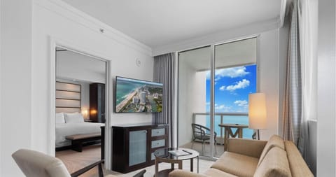 Room, Ocean View | Living area