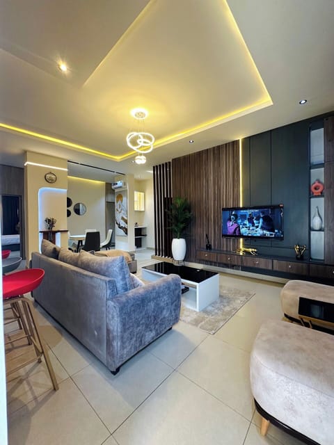 Economy Apartment, Balcony, City View | Living area