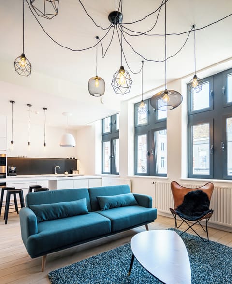 Comfort Apartment, 1 Bedroom, Non Smoking, City View | Living area