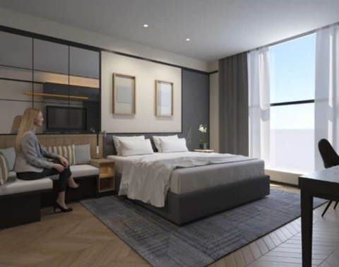 Deluxe Double Room | Iron/ironing board, free WiFi