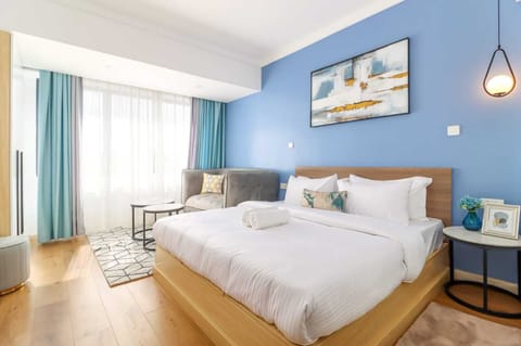 Classic Apartment, Balcony, City View | Desk, laptop workspace, iron/ironing board, free WiFi