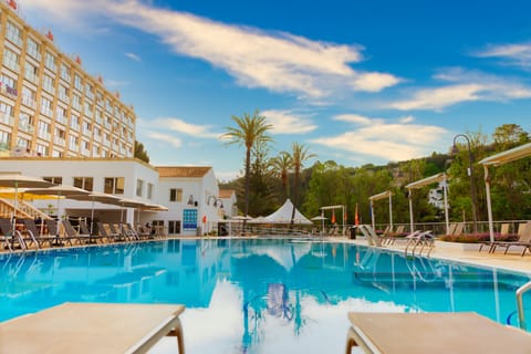 2 outdoor pools, open 9:00 AM to 7:00 PM, pool umbrellas, sun loungers