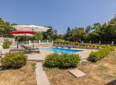 House (Four Bedroom Villa with Outdoor Pool) | Pool | Outdoor pool, pool umbrellas, sun loungers