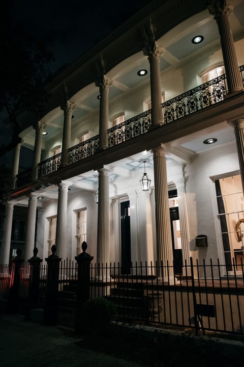 Front of property - evening/night