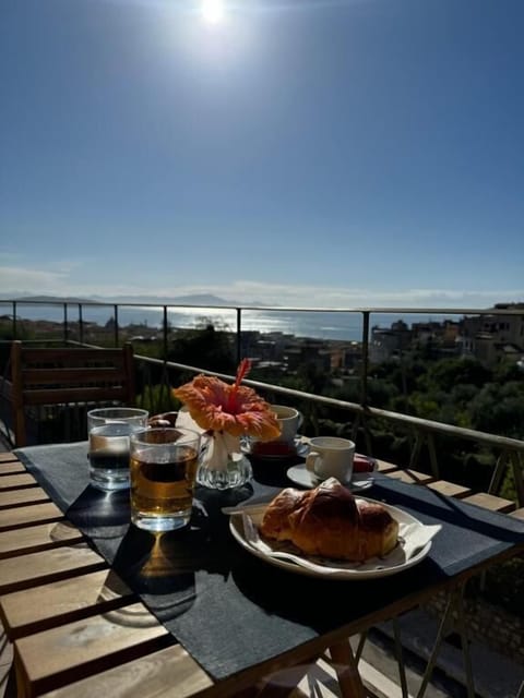Double Room, Sea View | Outdoor dining
