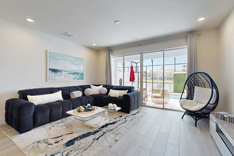 House, Multiple Beds, Pool View (Serenity Cove) | Living area