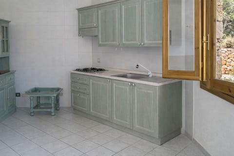 Apartment, Patio | Private kitchen | Fridge, microwave, stovetop, cookware/dishes/utensils