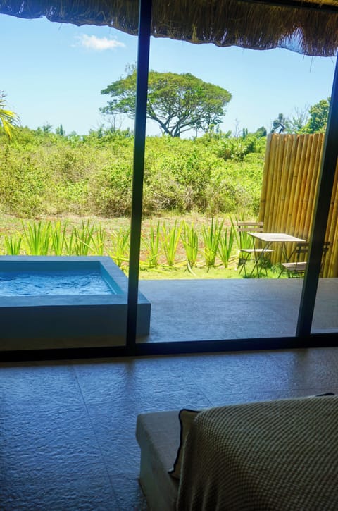 Studio Suite, Private Pool, Garden View | In-room safe, laptop workspace, blackout drapes, iron/ironing board