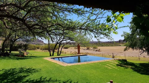 Cottage, Fireplace, Pool View (Waboomhuys) | Garden view