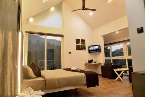 Deluxe Double Room, 1 King Bed, Mountain View | Iron/ironing board, WiFi (free)